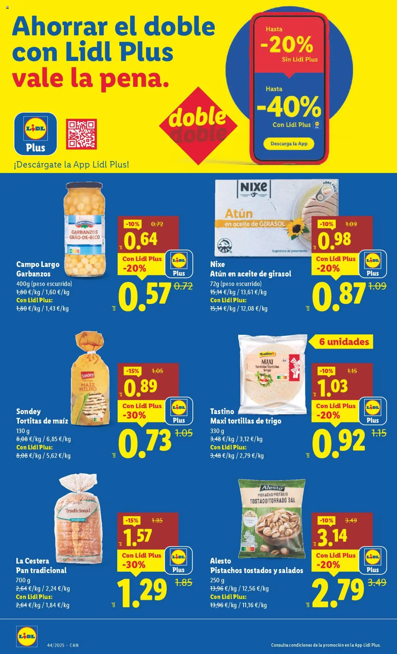 Lidl - Canarias │ válido desde el 27.10.2025 | Página: 10 | Productos: Aceite, Pan, Aceite de girasol, Peso