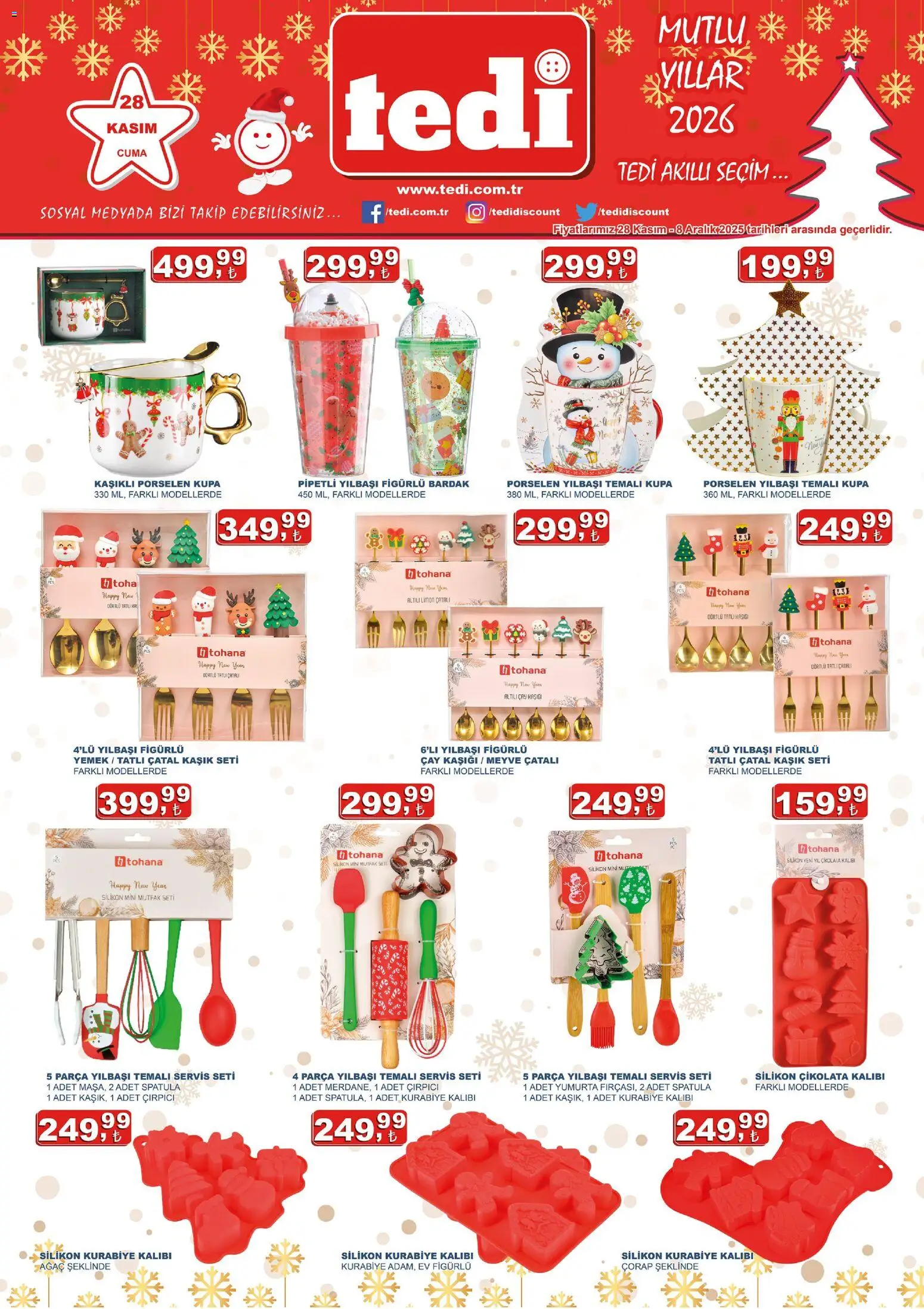 Tedi  Katalog - 28.11.2025 tarihinden itibaren geçerlidir | Sayfa: 3 | Ürünler: Çırpıcı, Yumurta, Spatula, Zselatin