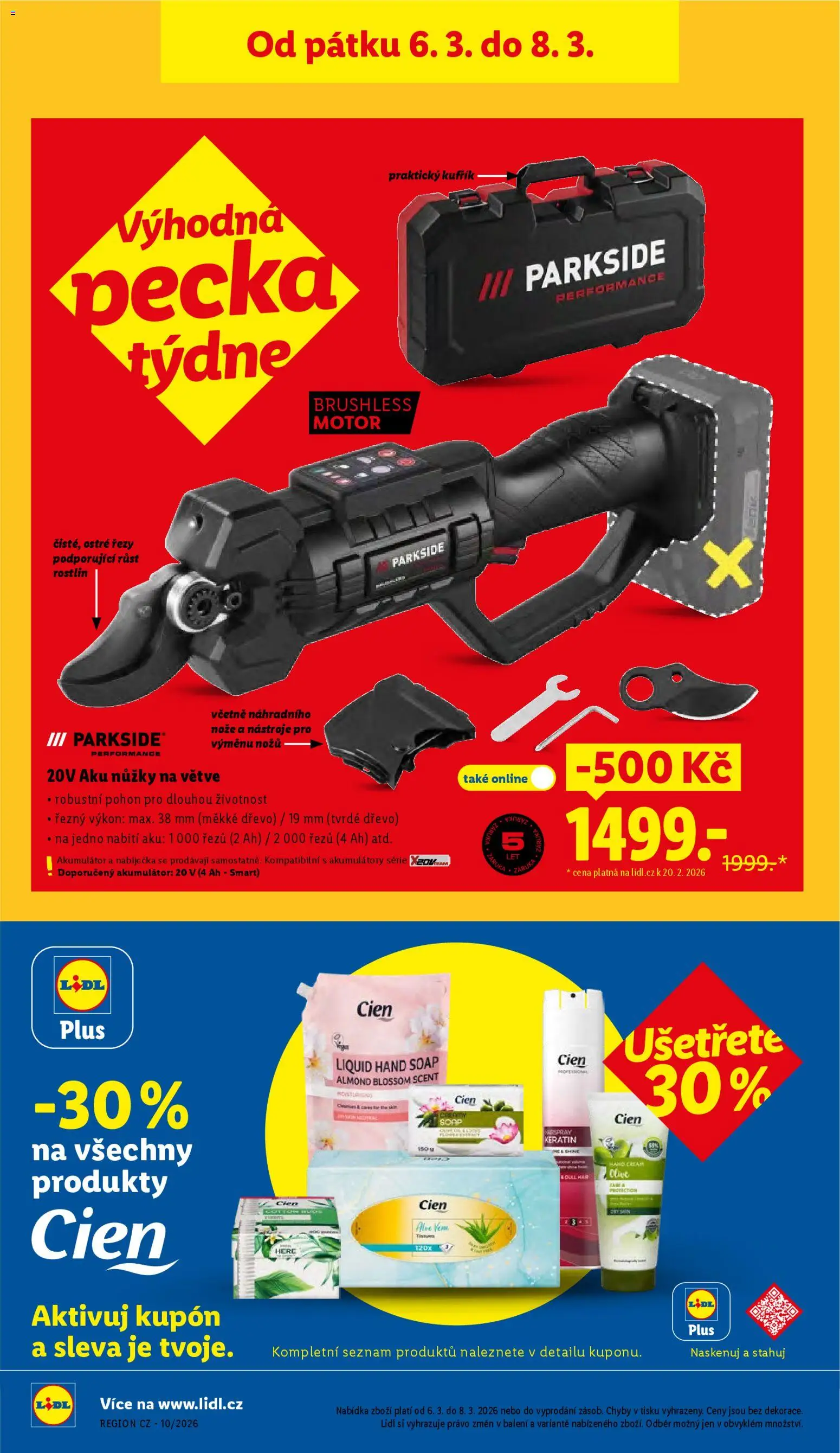 Lidl leták od 05.03.2026 | Strana: 48 | Produkty: Parkside, Nůžky, Nůžky na větve, Aku nůžky