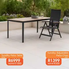 Tafelberg Furnishers specials catalogue – valid from 24.10.2025 | Page: 10 | Products: Table, Chair