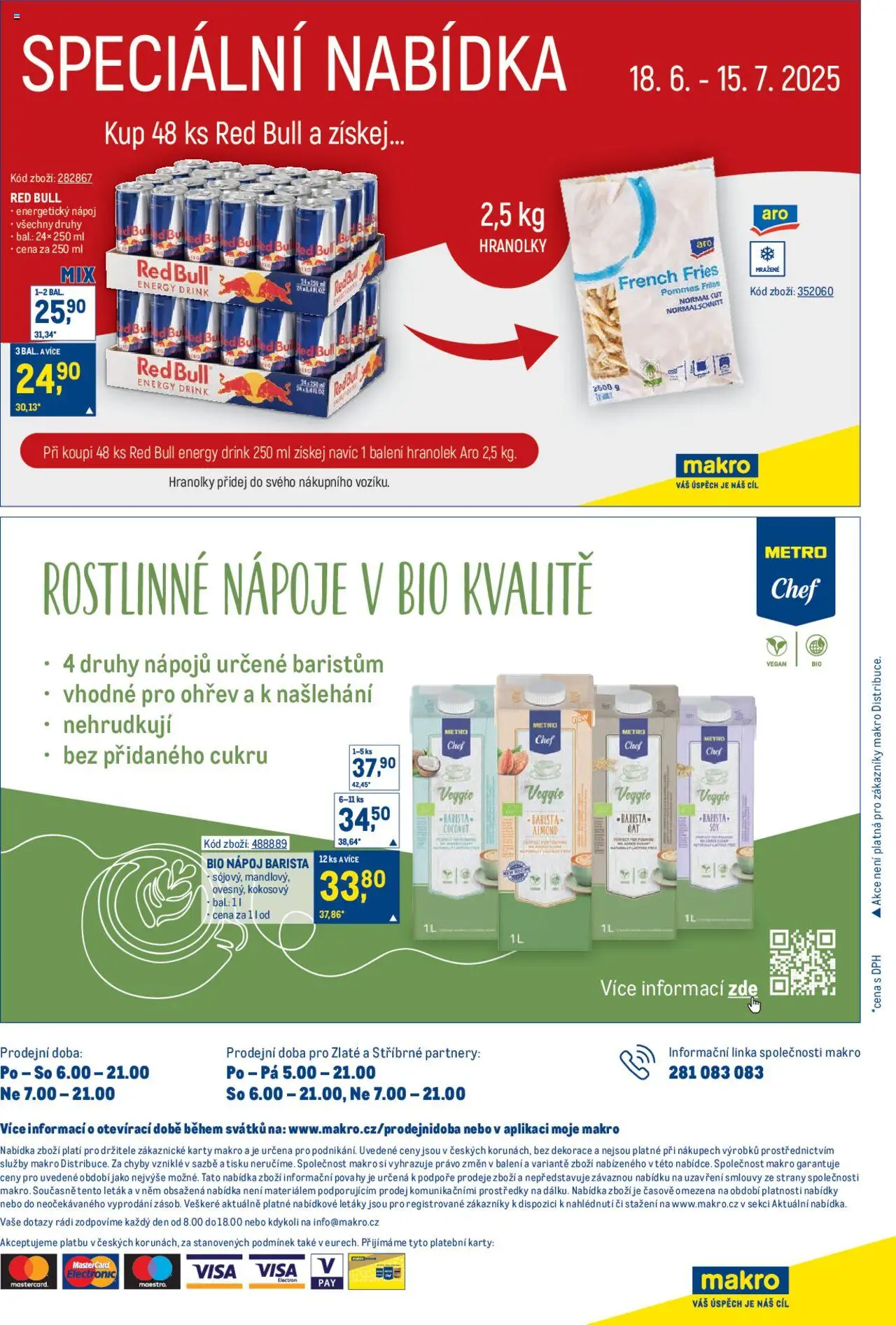 Makro leták - Street Food od 18.06.2025 | Strana: 24 | Produkty: Veggie, Vegan, Red Bull, Energy drink