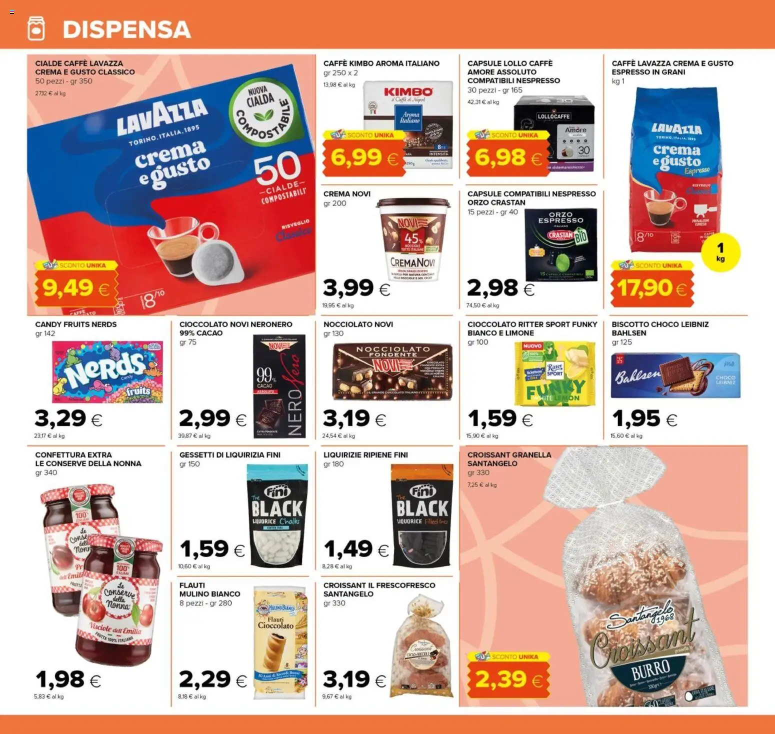 Volantino Tigre del 07.04.2026 | Pagina: 14 | Prodotti: Caffè, Limone, Nocciole, Cacao