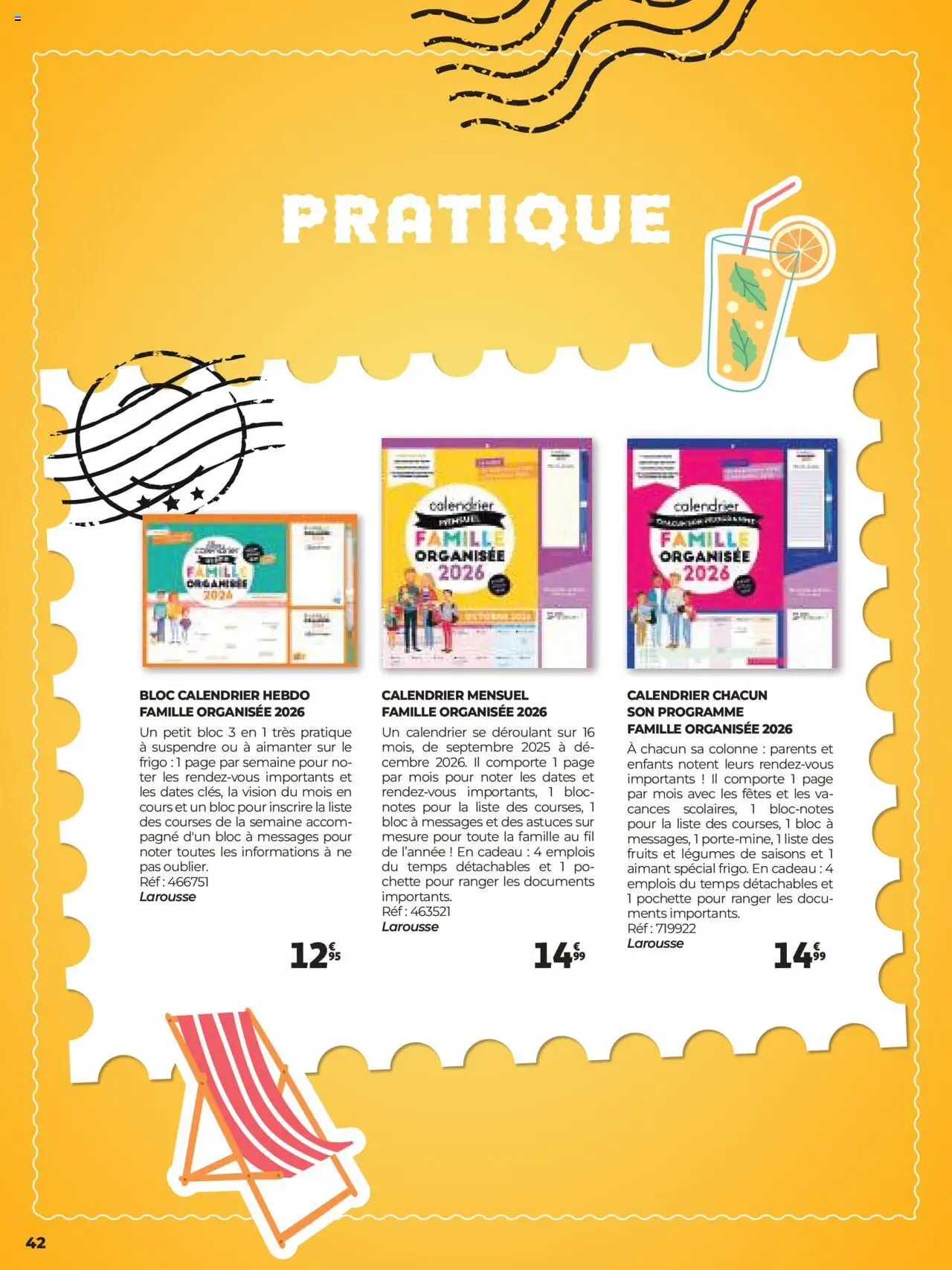  | Page: 42 | Produits: Calendrier, Frigo