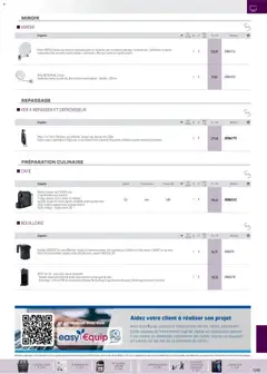 Rexel - Prévisualisation de Rexel - Brochure électroménager et multimédia valide à partir de 18.11.2025 | Page: 8 | Produits: Base, Fer à repasser, Réservoir d'eau, Miroir