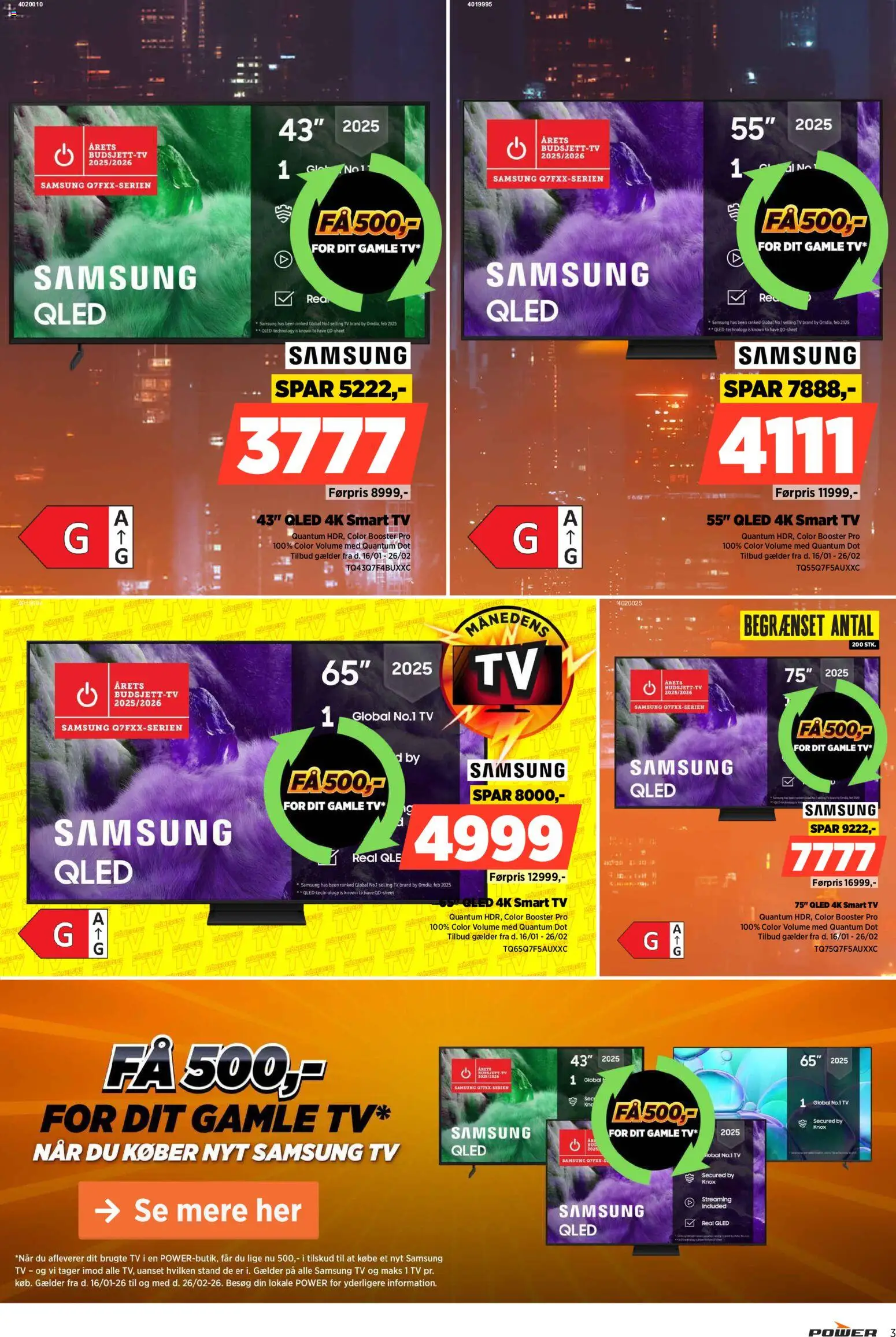 Power tilbudsavis – gyldig fra 13.02.2026 | Side: 3 | Produkter: Smart TV, Is, TV