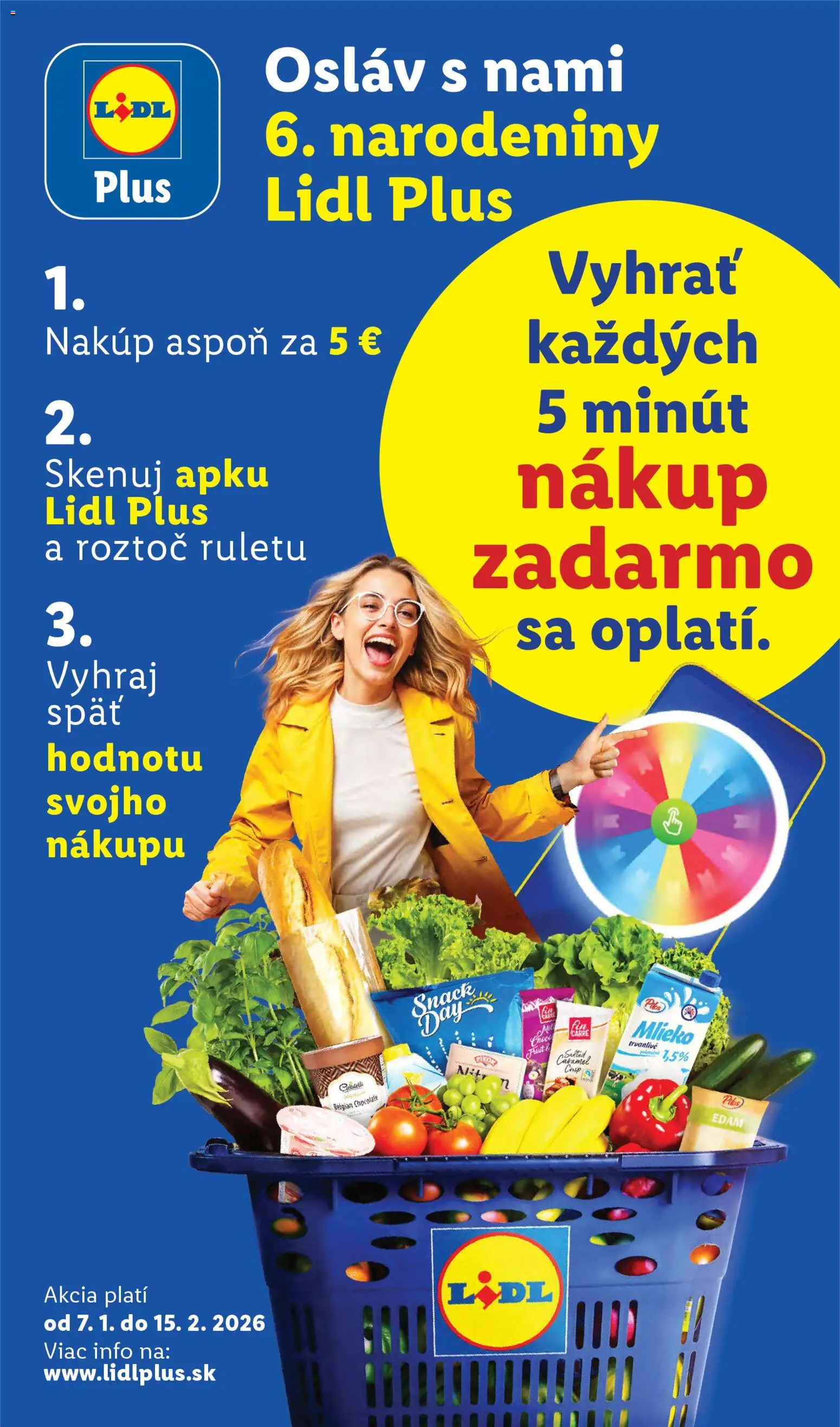 Nové Lidl akcie – leták je platný od 08.01.2026 | Strana: 44 | Produkty: Mlieko
