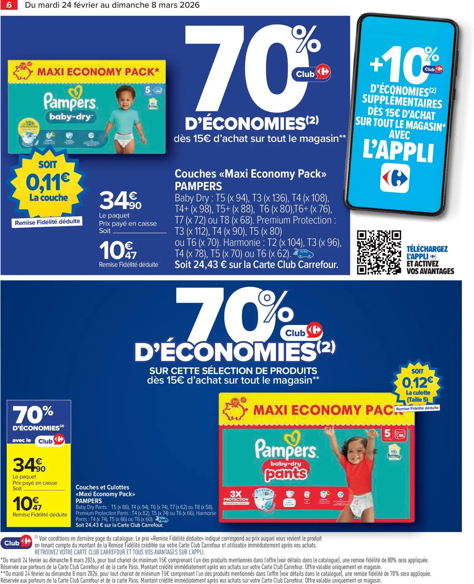 {H1} | Page: 8 | Produits: Couches, Pampers, Culotte