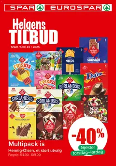 Forhåndsvisning av Spar Helgens Tilbud gyldig fra 06.11.2025