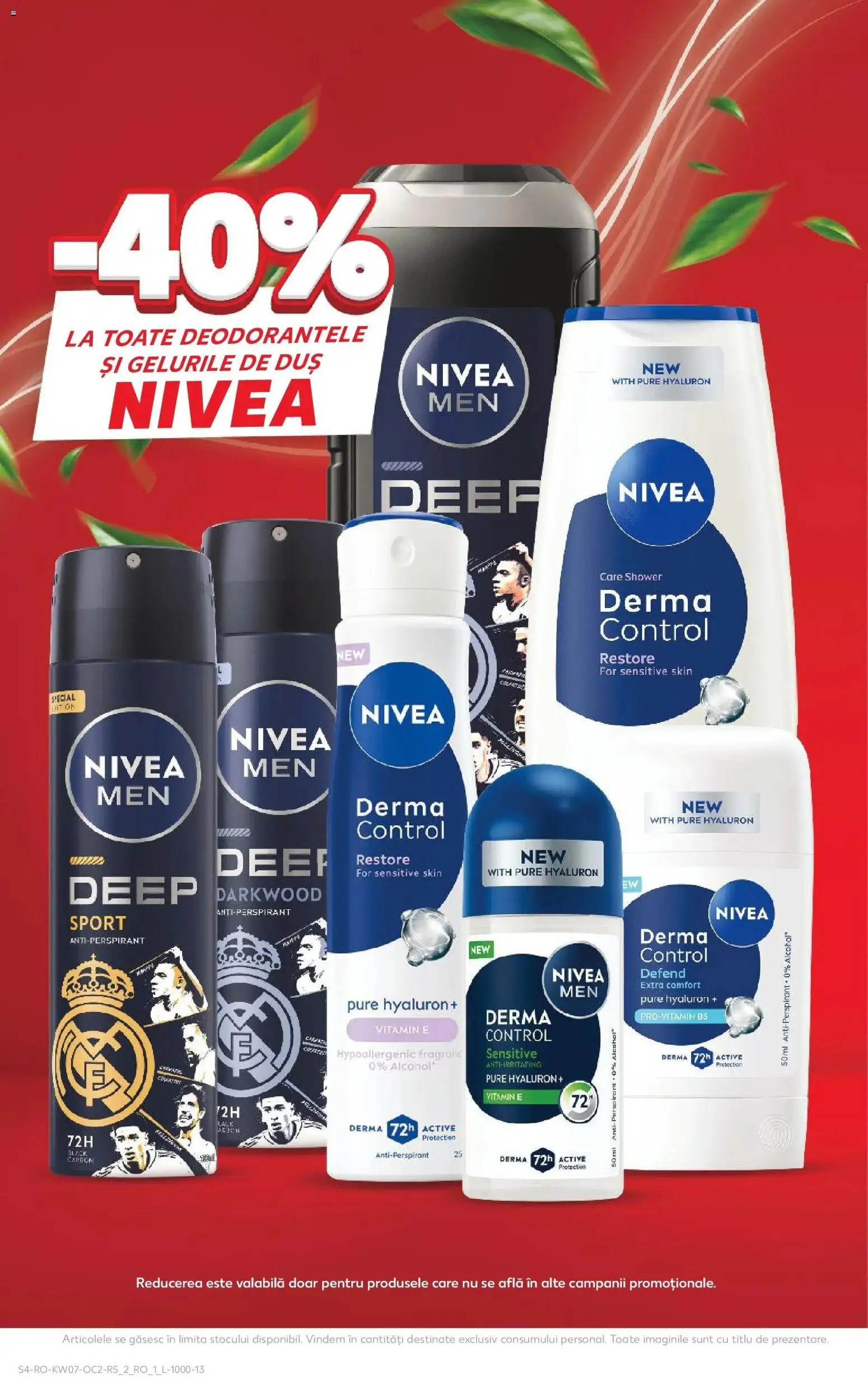 Noul catalog Kaufland – valabil de la 11.02.2026 | Pagină: 4 | Produse: Duș, Deodorant, Antiperspirant