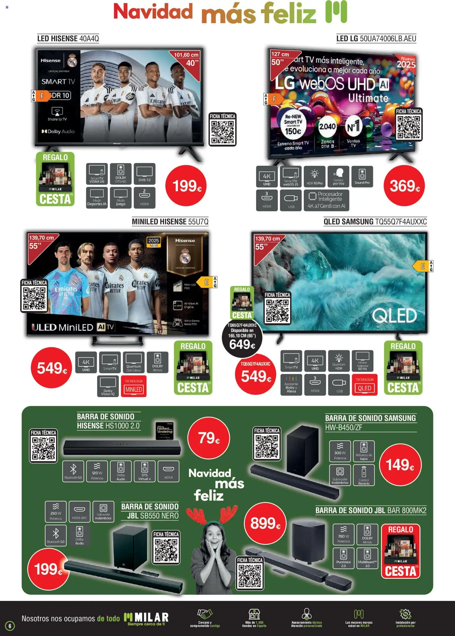 Milar folleto │ válido desde el 01.12.2025 | Página: 6 | Productos: Καλαμάρι, Audio, Cesta