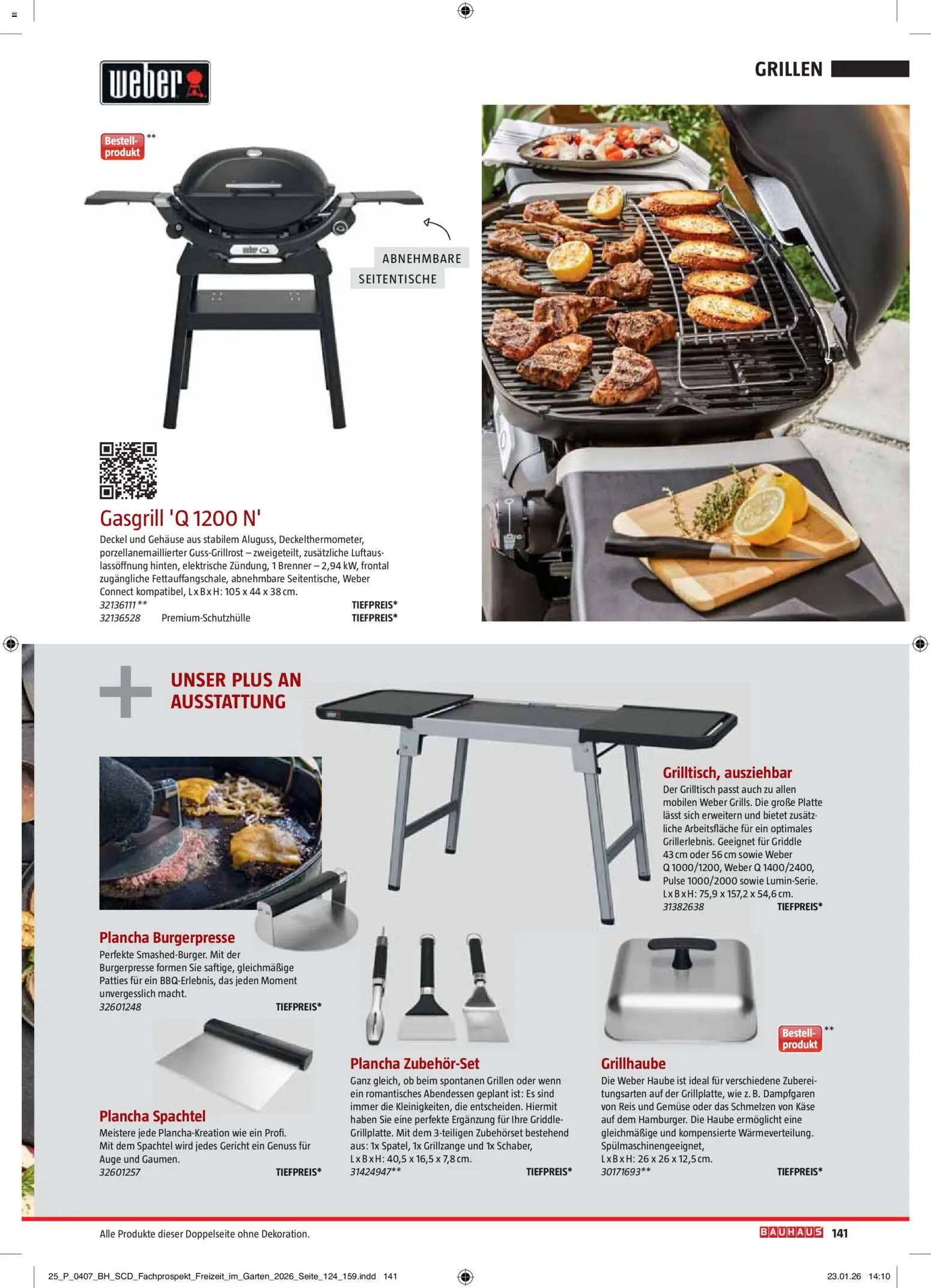 Bauhaus Freizeit im Garten gültig ab 01.05.2026 | Seite: 141 | Produkte: Gemüse, Käse, Reis