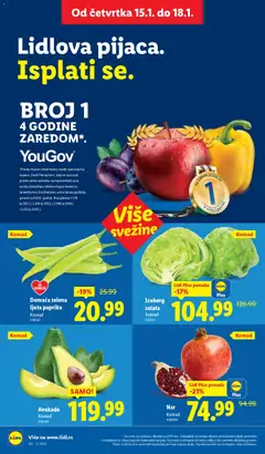 Nar, Komad - pregled Lidl kataloga - važi od 15.01.2026 | Strana: 14