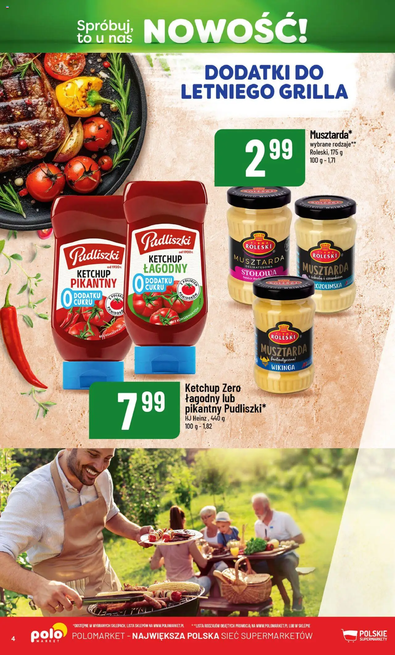 POLOmarket Gazetka - Nowości od 26.06.2025 | Strona: 4 | Produkty: Ketchup, Musztarda