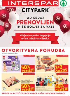 Spar katalog interspar citypark - pregled letaka veljavnega od 27.08.2025