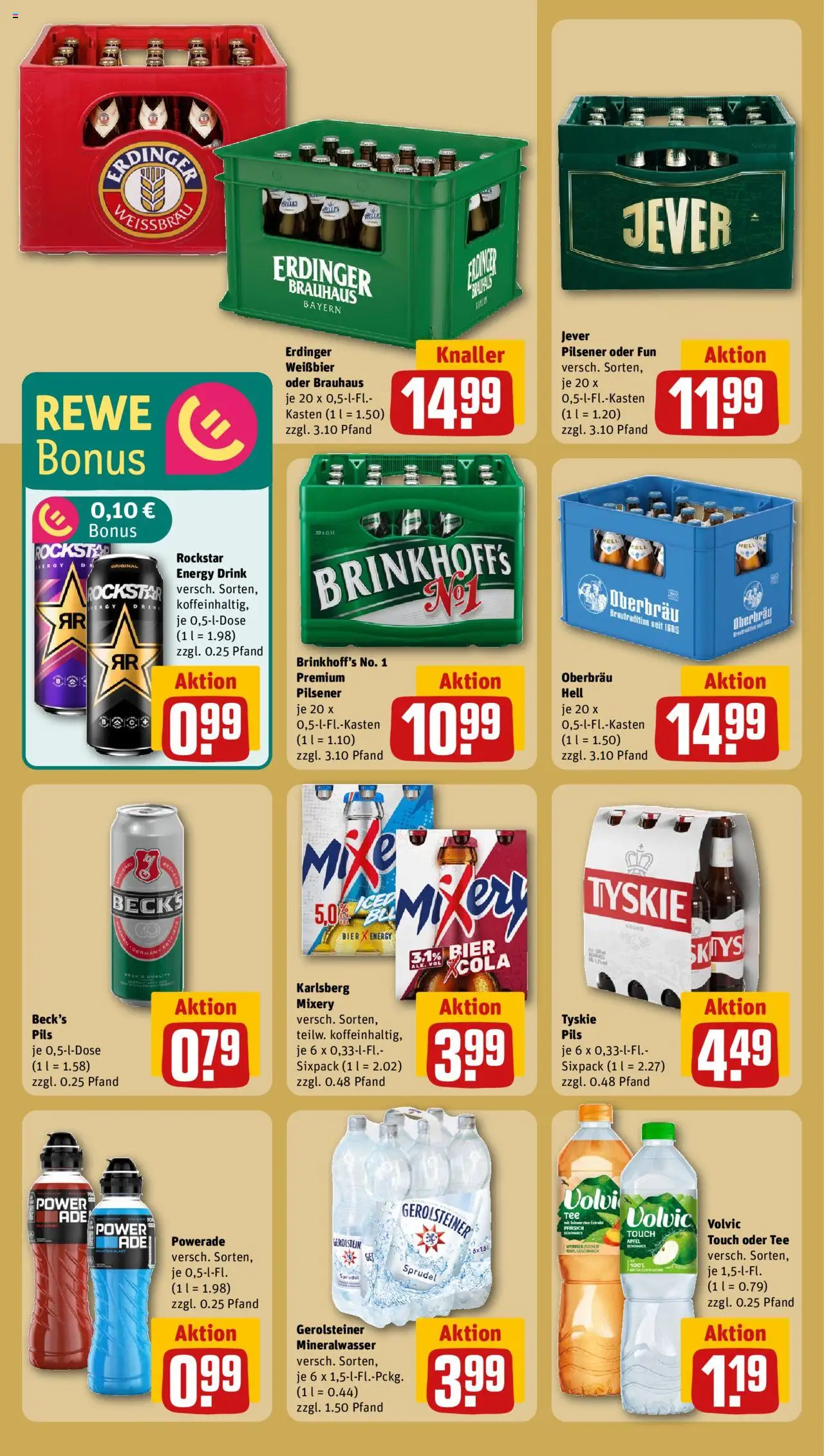 Rewe ihr Kaufpark Prospekt 	 - gültig ab dem 18.08.2025 | Seite: 18 | Produkte: Rockstar energy, Tyskie, Rockstar, Volvic