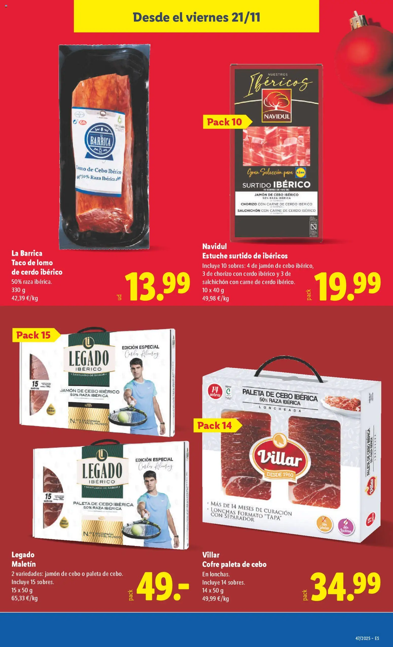 Lidl folleto │ válido desde el 17.11.2025 | Página: 41 | Productos: Jamón, Cerdo
