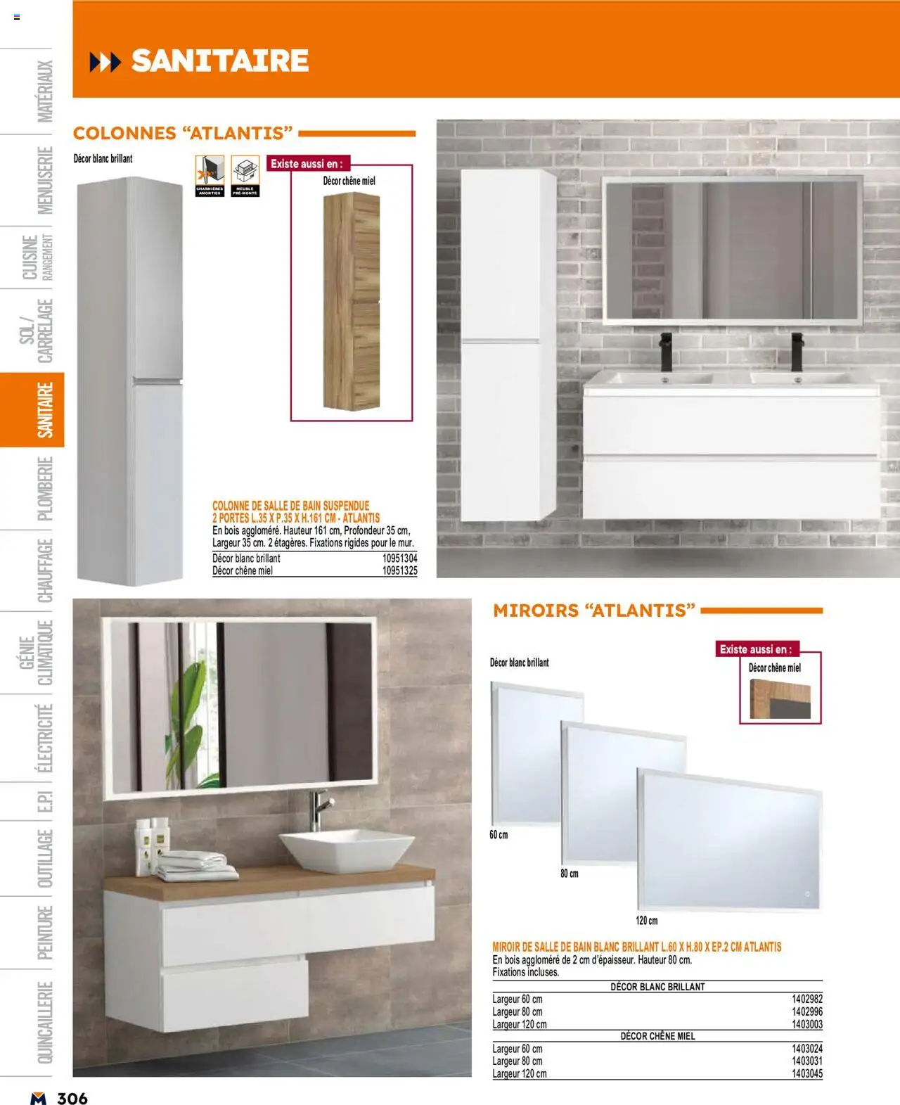  | Page: 306 | Produits: Meuble, Miel, Portes, Miroir