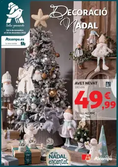 Vista previa Alcampo - Decoració Nadal HG Cat válido desde el 06.11.2025