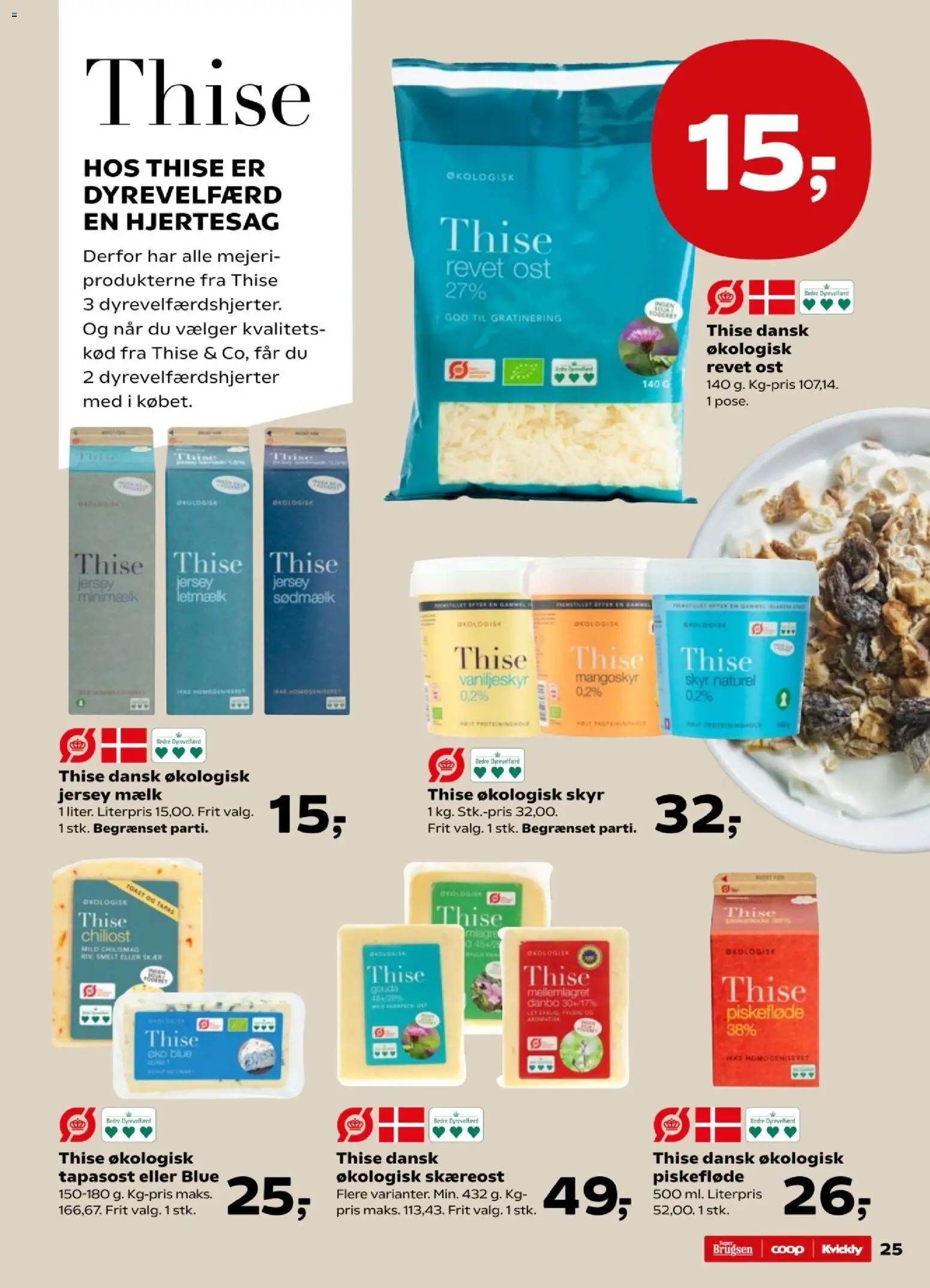 Kvickly tilbudsavis – gyldig fra 13.03.2026 | Side: 25 | Produkter: Mælk, Ost, Skyr, Jogo de ferramentas