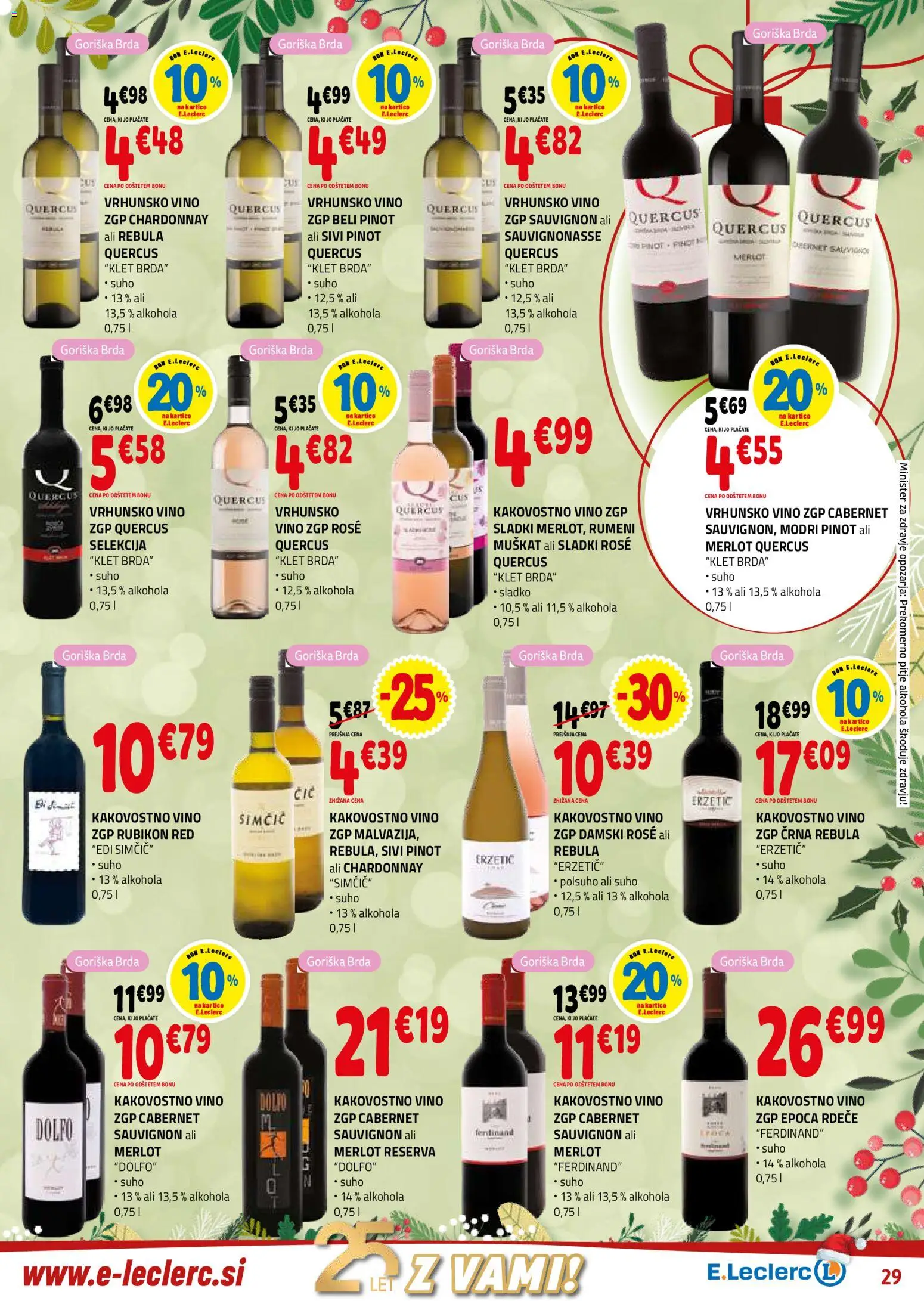 Novi E.leclerc katalog ponudbe – veljaven od 10.12.2025 | Stran: 29 | Izdelki: Vino