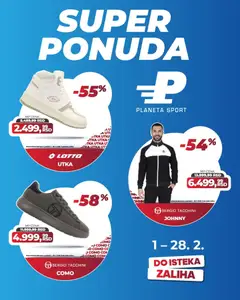 Planeta Sport katalog - pregled Planeta Sport kataloga - važi od 01.02.2026