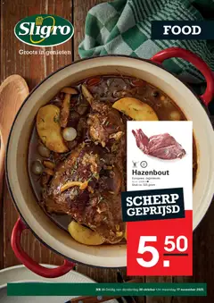 Sligro - Folder - Voorbeeld van een folder van Sligro, geldig van 30.10.2025