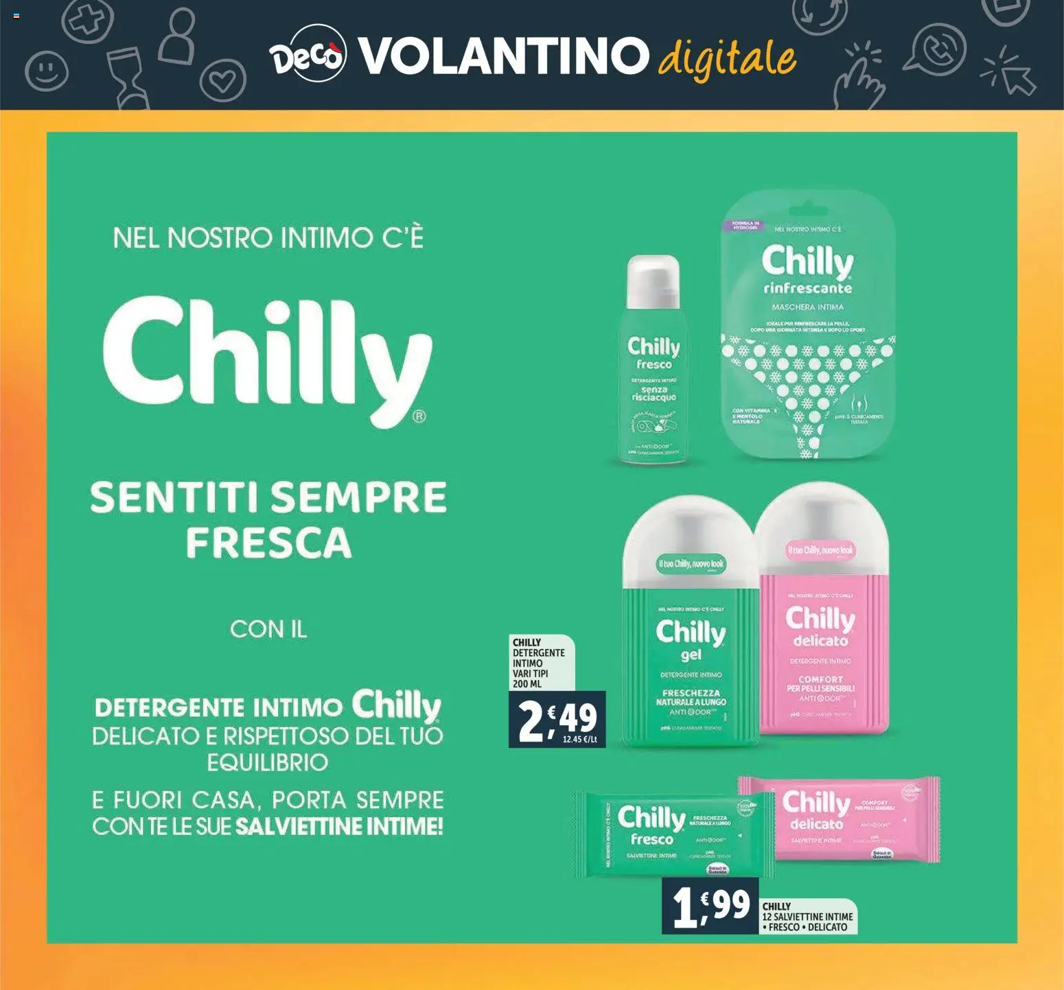 Volantino Decò del 20.11.2025 | Pagina: 31 | Prodotti: Maschera, Detergente intimo, Detergente, Intimo