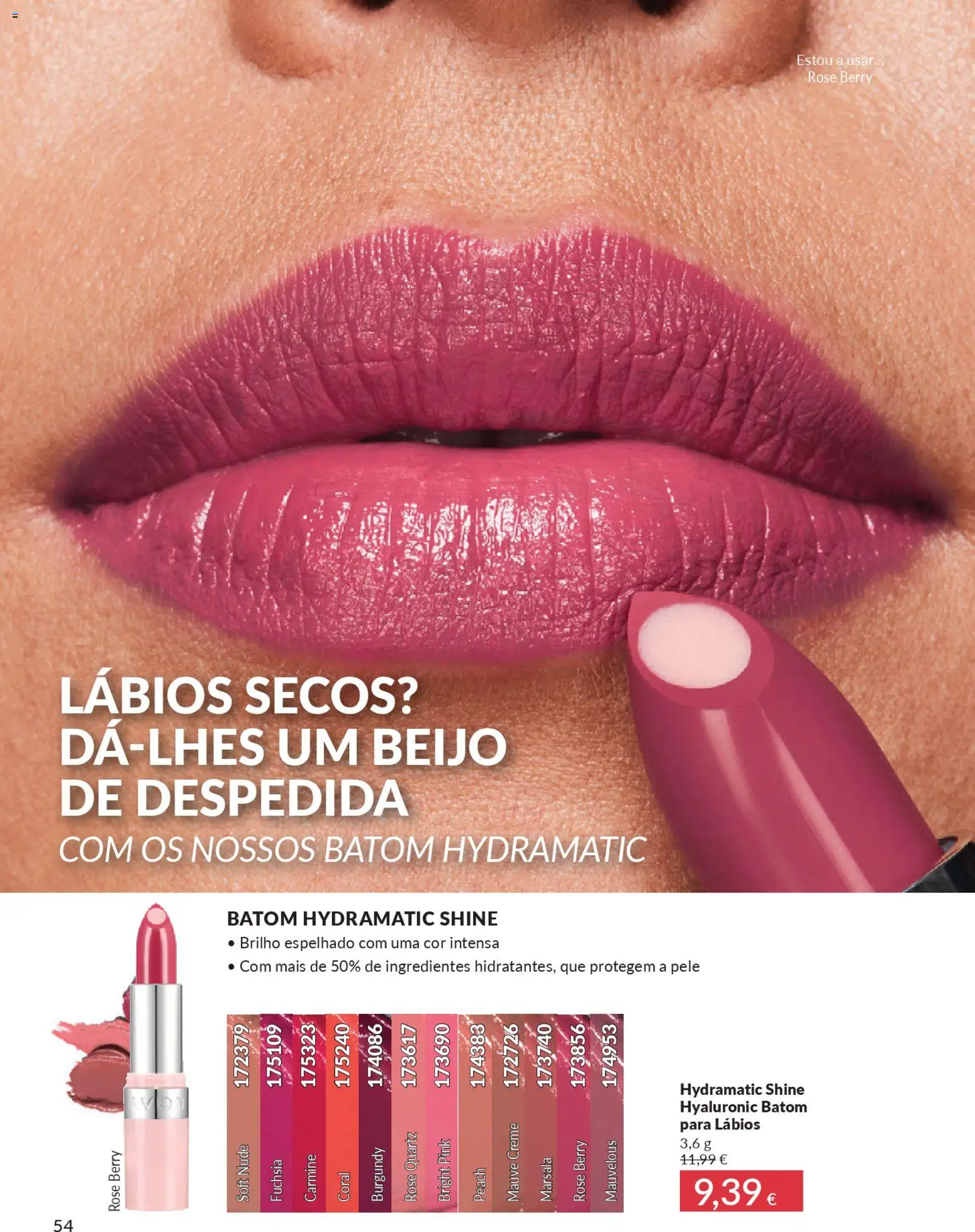 Catálogo Avon Campanha 1 │ válido de 01.01.2026 | Página: 54 | Produtos: Batom, Creme