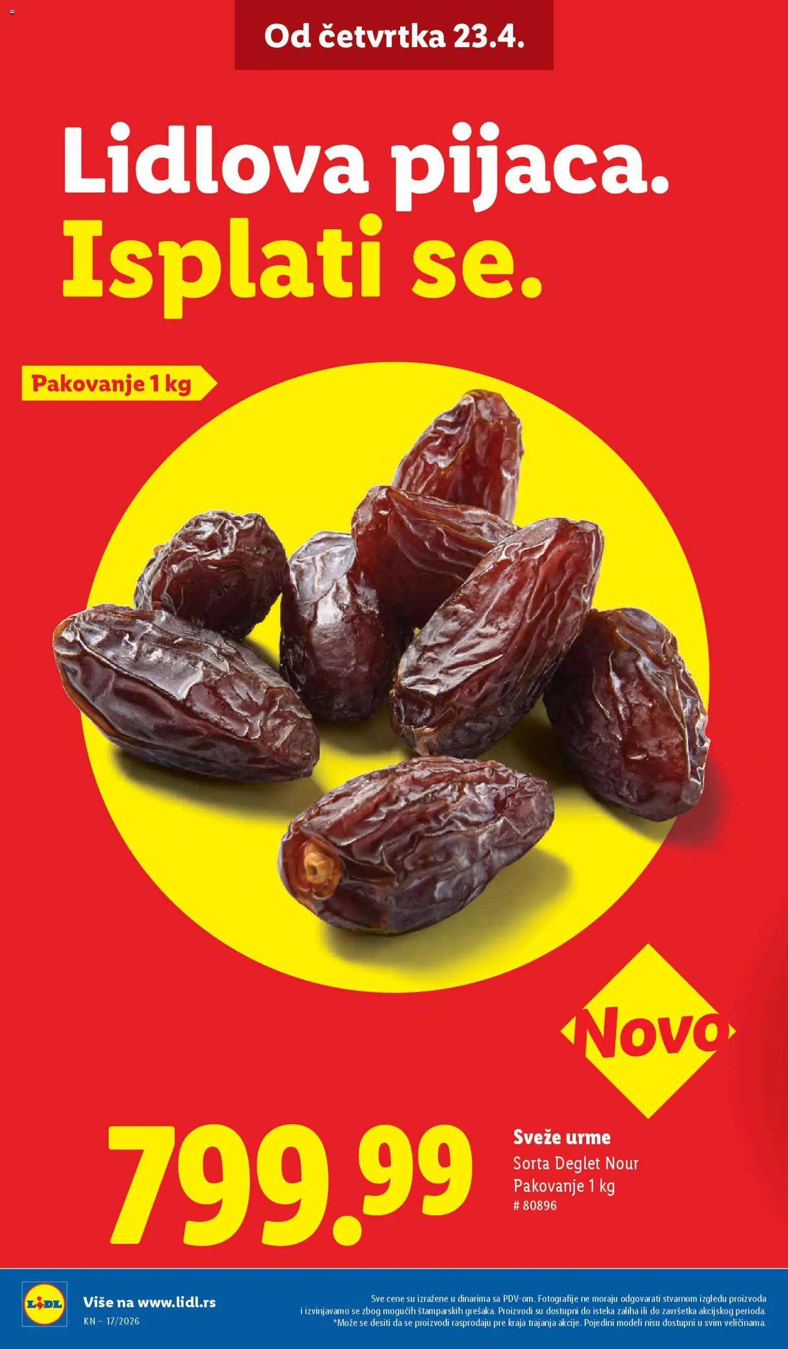 Lidl katalog - važi od 23.04.2026 | Strana: 2 | Proizvode: Pakovanje