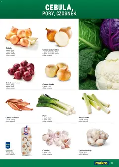 Pogląd oferty "Makro Gazetka - Ultra fresh" - ważna od 01.03.2026 | Strona: 29 | Produkty: Czosnek, Cebula szalotka, Szalotka