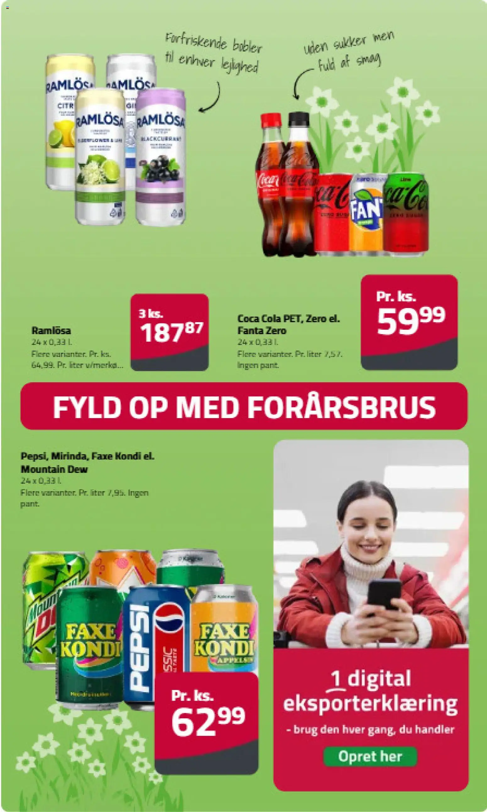 Fleggaard tilbudsavis – gyldig fra 08.04.2026 | Side: 6 | Produkter: Coca Cola, Fanta, Cola, Sukker