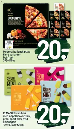 Rema 1000 Tilbudsavis gyldig fra 03.08.2025 | Side: 3 | Produkter: Pizza, Flødeis, Peberfrugter