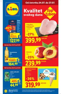 Lidl katalog - pregled Lidl kataloga - važi od 24.07.2025