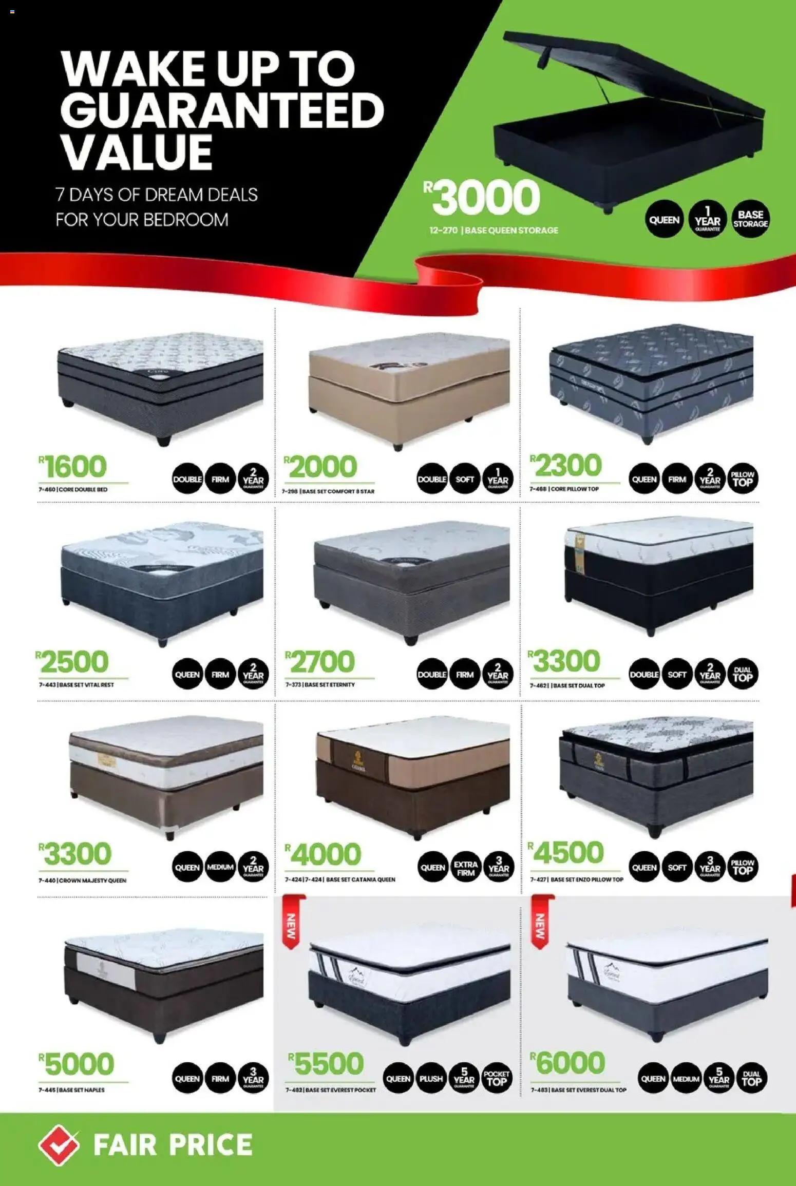 New Fair Price catalogue – valid from 24.11.2025 | Page: 10 | Products: Double bed, Bed, Pillow