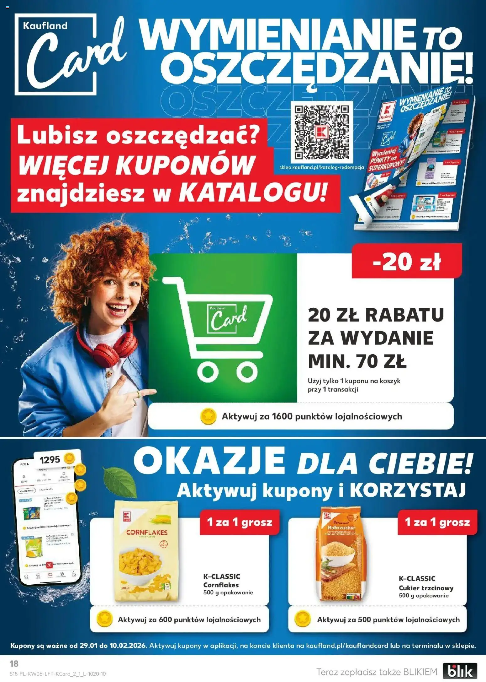 Kaufland gazetka od 05.02.2026 | Strona: 18 | Produkty: Cukier trzcinowy, Cukier