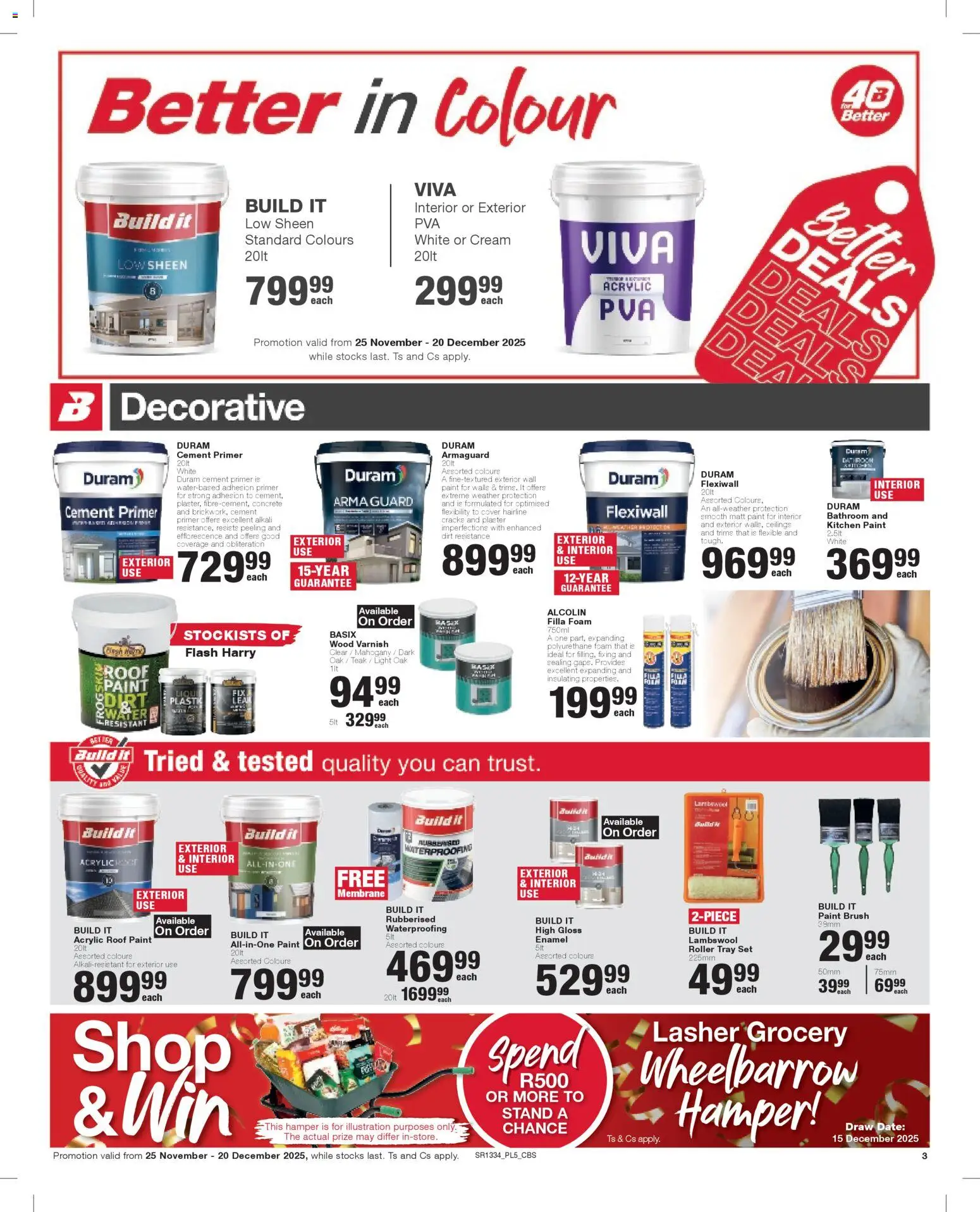 New Build It catalogue – valid from 25.11.2025 | Page: 3 | Products: Gloss, Tray, Light, Enamel