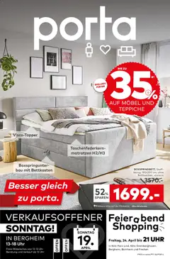 Porta! Prospekt Bergheim-Zieverich ab 13.04.2026 gültig