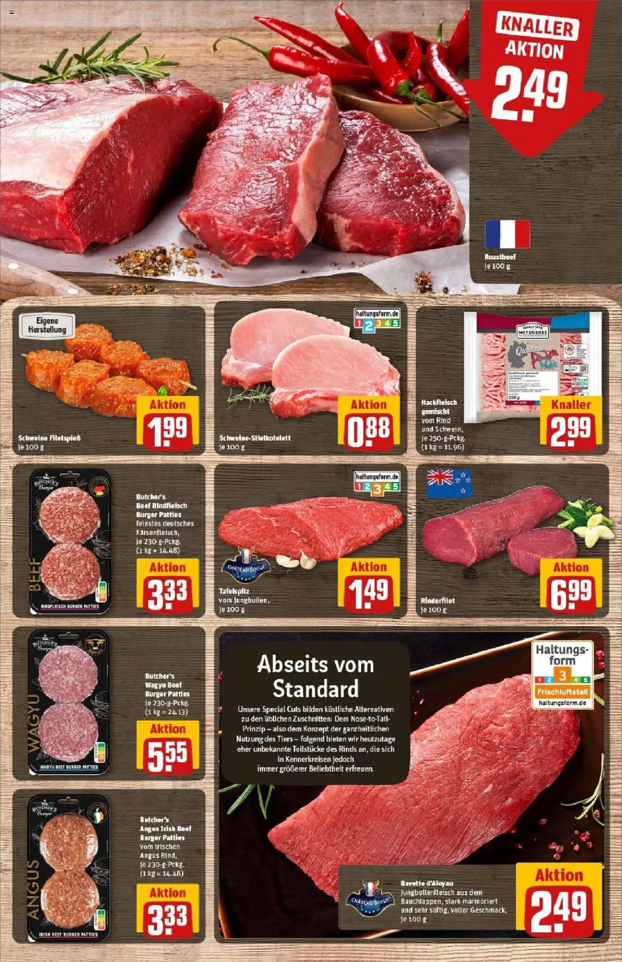 Rewe prospekt Rheinbach	 - gültig ab dem 13.07.2025 | Seite: 8 | Produkte: Tafelspitz, Burger, Roastbeef, Rindfleisch