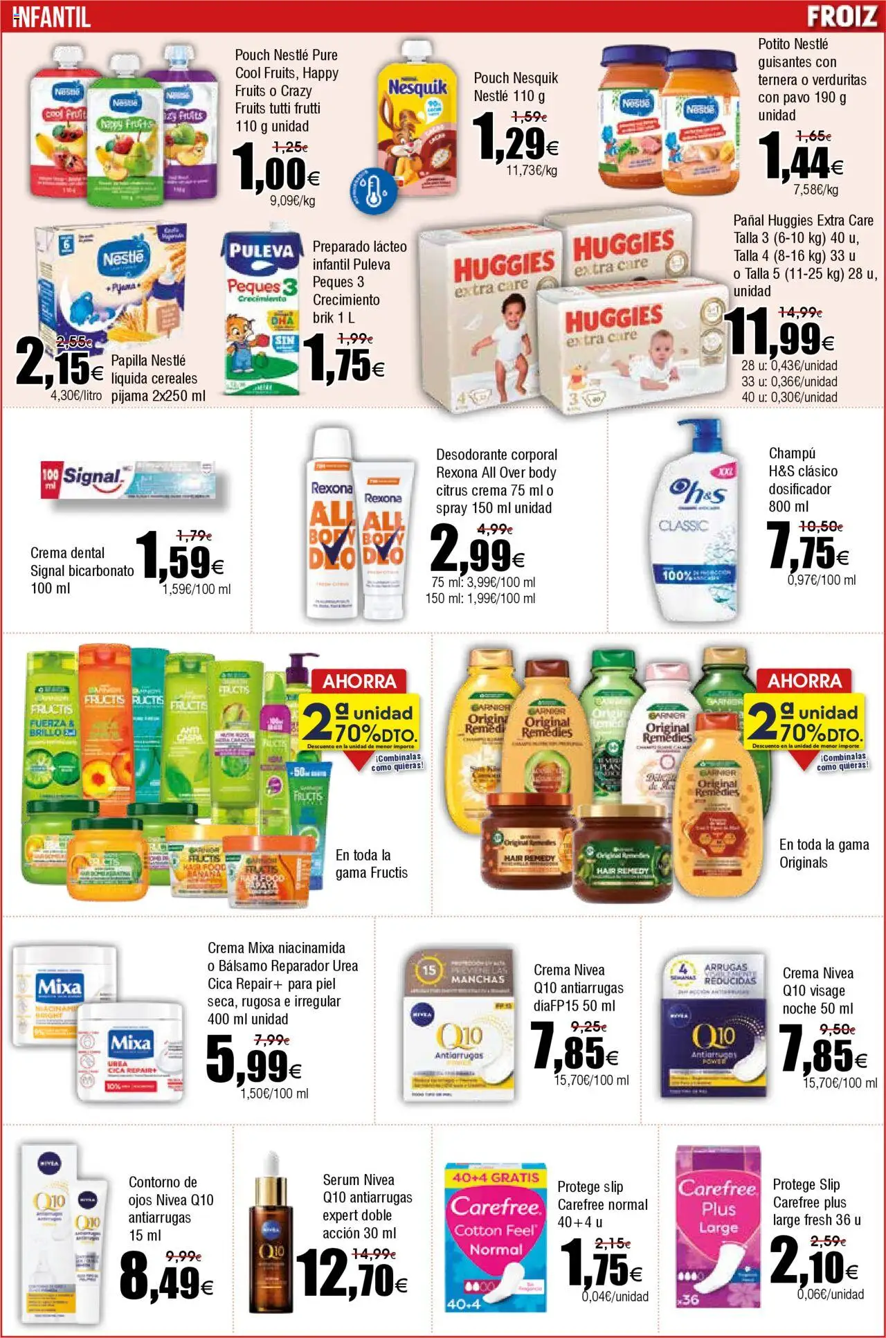 Froiz folleto │ válido desde el 21.10.2025 | Página: 19 | Productos: Sérum, Cereales, Crema, Body