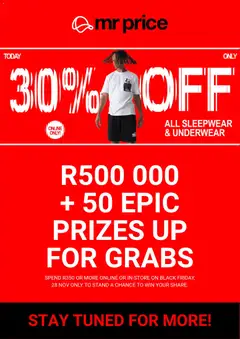 Mr Price specials catalogue – valid from 24.11.2025