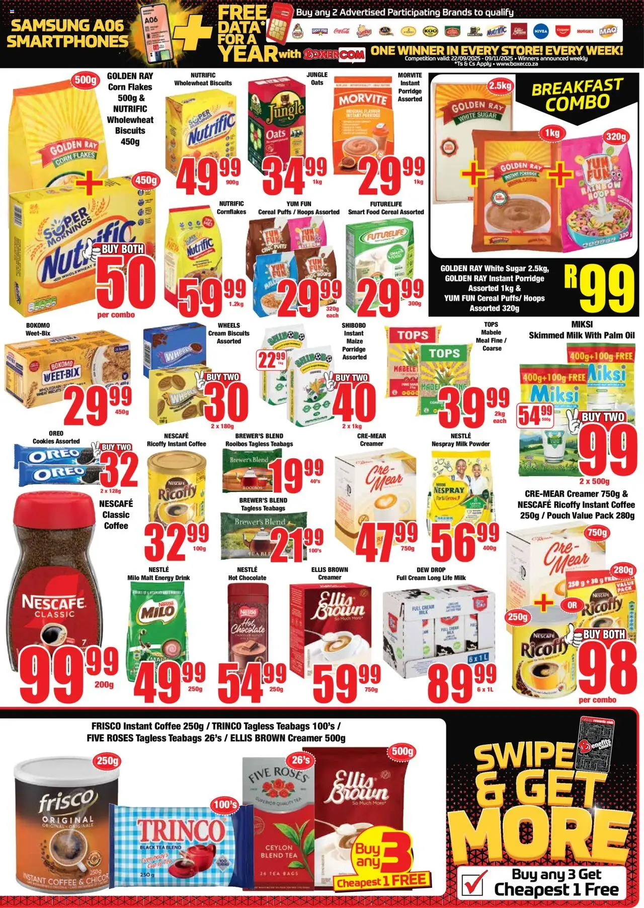 New Boxer catalogue – valid from 09.10.2025 | Page: 5 | Products: BB cream, Oil, Tea, Sugar