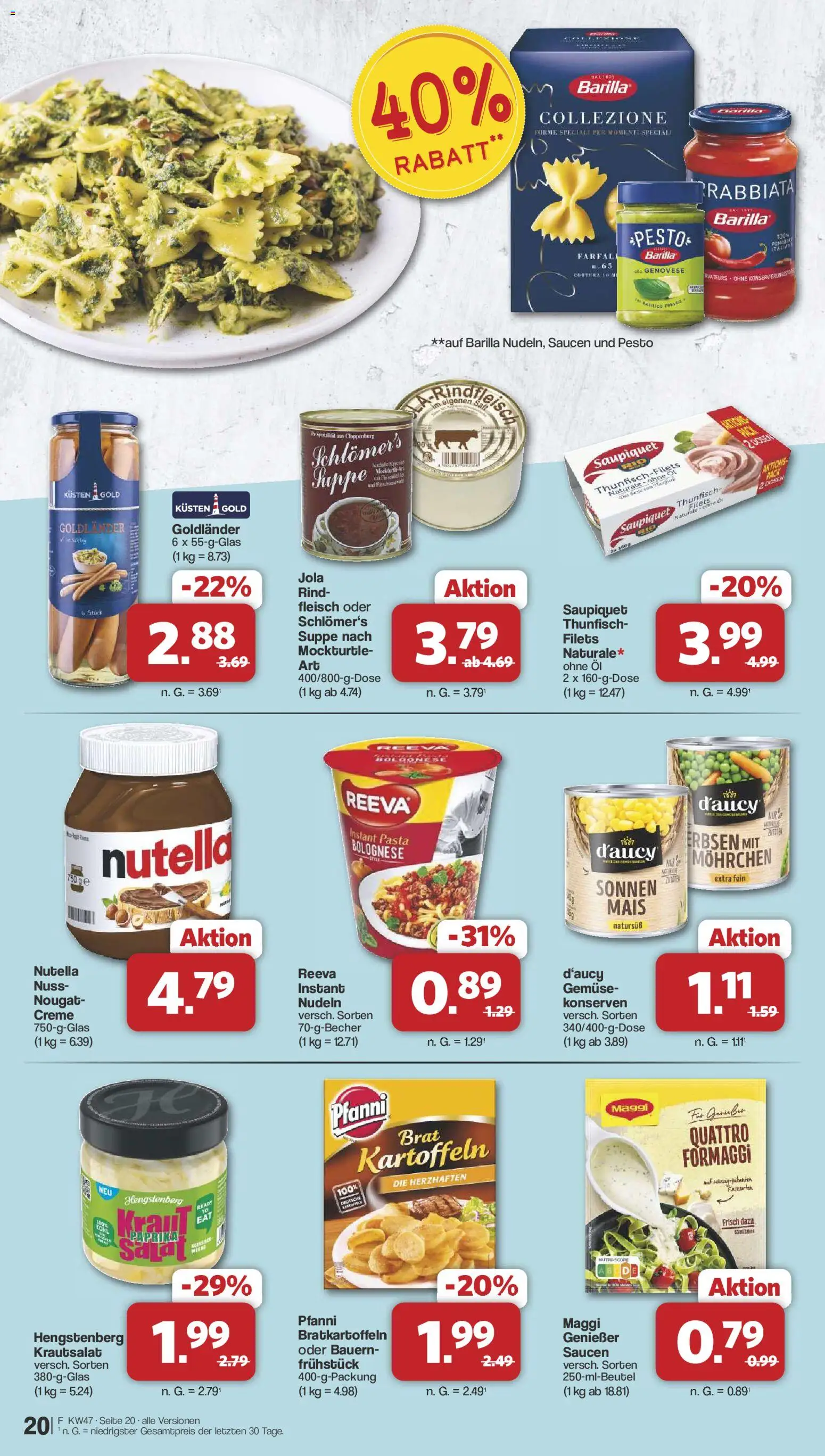 Famila Nordwest - Black Friday – gültig ab 17.11.2025 | Seite: 18 | Produkte: Thunfisch, Nudeln, Fleisch, Salat