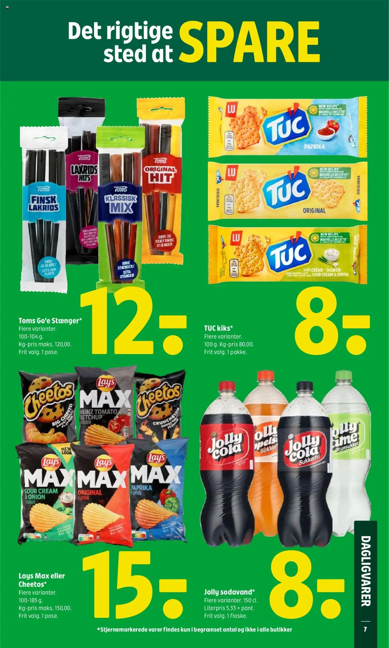 Coop 365 Tilbudsavis gyldig fra 21.08.2025 | Side: 7 | Produkter: Creme, Chips, Sukker, Paprika