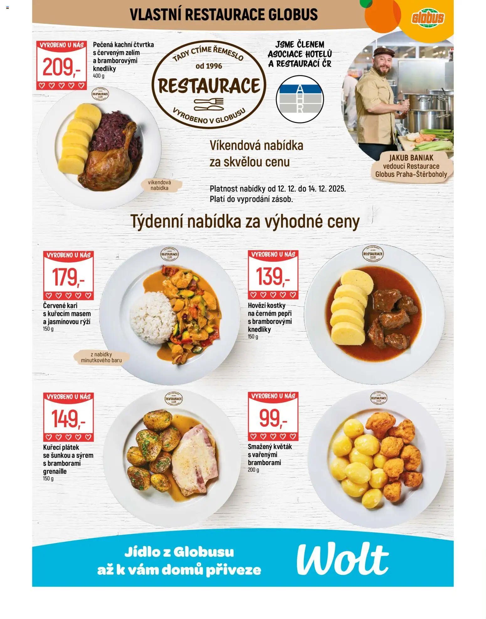 Globus leták - Praha-Štěrboholy od 10.12.2025 | Strana: 5 | Produkty: Hovězí, Globus, Květák, Kostky