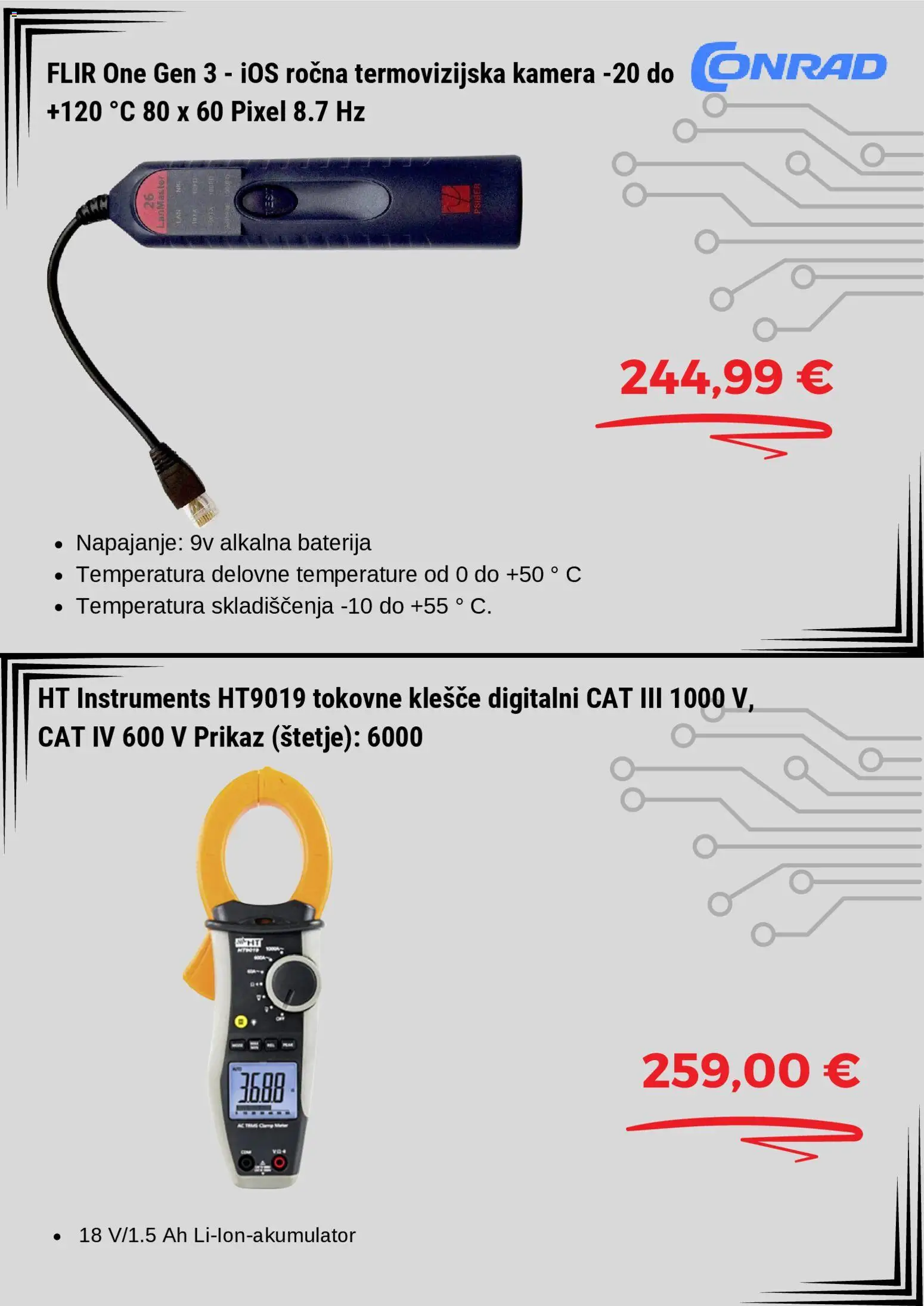 Novi Conrad katalog ponudbe – veljaven od 04.12.2025 | Stran: 5 | Izdelki: Baterija, Kamera