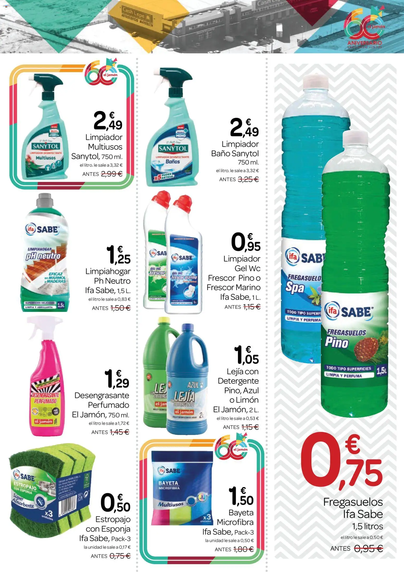 Supermercados El Jamón folleto │ válido desde el 23.04.2026 | Página: 27 | Productos: Esponja, Detergente, Jamón, Baño