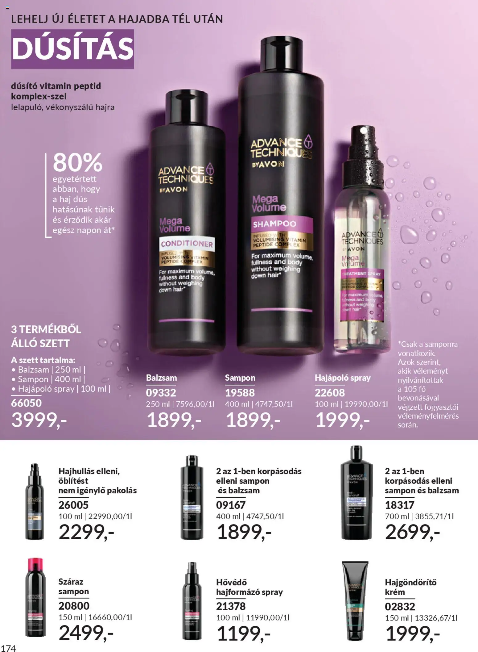Avon akciós ujság - amely érvényes a következő dátumtól: 01.03.2026 | Oldal: 198 | Termékek: Body, Hajformázó, Sampon