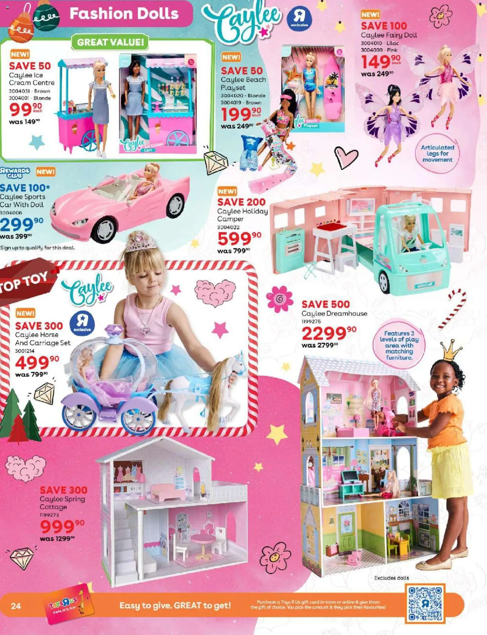 New Toys R Us catalogue – valid from 23.10.2025 | Page: 24 | Products: Gift card, Playset, Toys, Cream