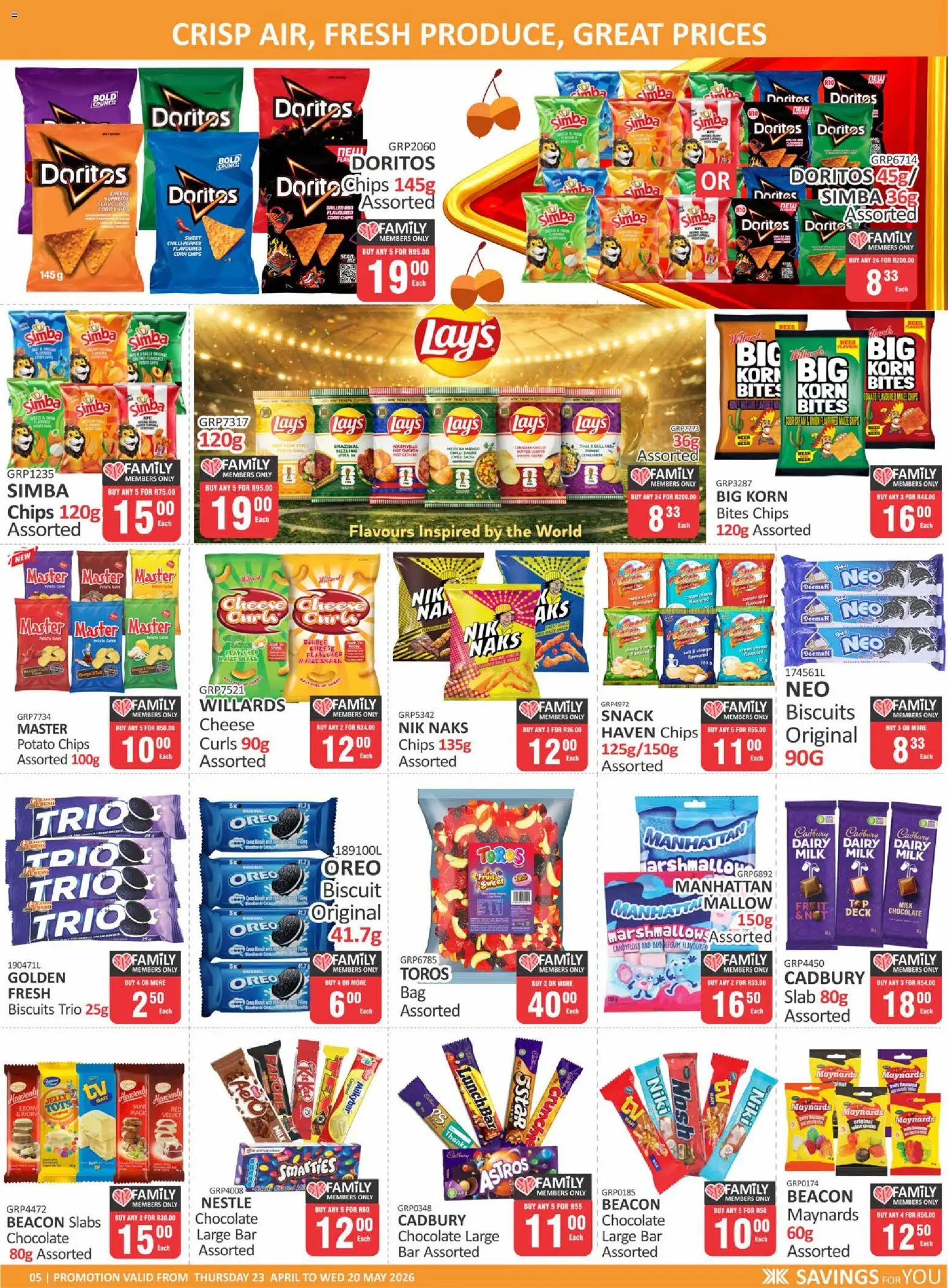 New KIT KAT Cash & Carry catalogue – valid from 23.04.2026 | Page: 5 | Products: Milk, Chocolate, Chips, Pepper