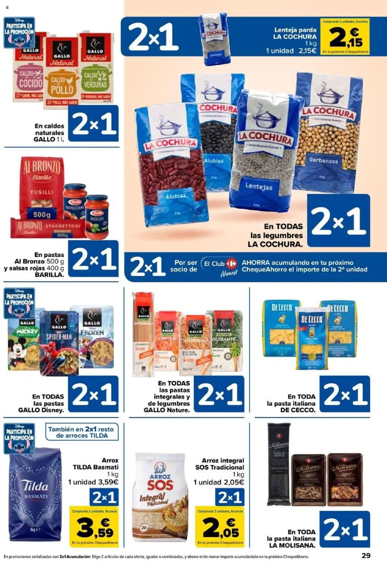 Carrefour folleto │ válido desde el 11.09.2025 | Página: 29 | Productos: Arroz, Pasta